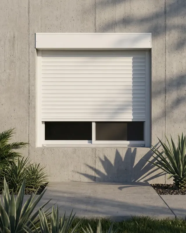 Persiana PVC fachada minimalista