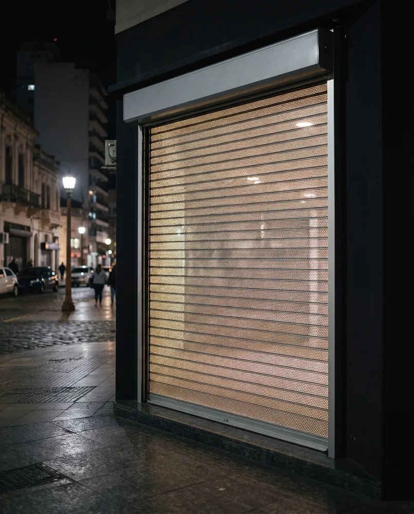 Cortina metálica de comercio